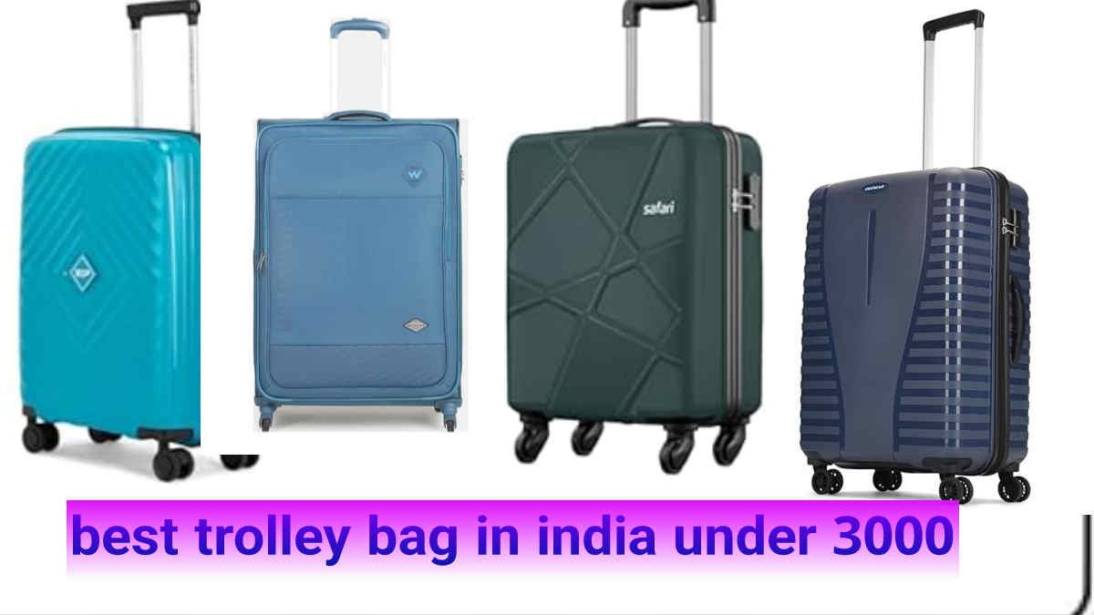 Top 10 best trolley bag in india under 3000